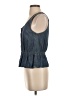 Gap 100% Cotton Blue Sleeveless Blouse Size XS - photo 5