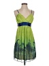 Ruby Rox Paisley Green Cocktail Dress Size S - photo 1