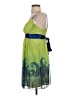 Ruby Rox Paisley Green Cocktail Dress Size S - photo 5