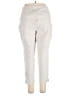 dalia Solid Ivory Casual Pants Size 16W - photo 2