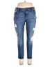 Belle + Sky Hearts Blue Jeans Size 16 - photo 1