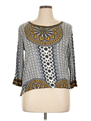 Fever 3/4 Sleeve Blouse (view 1)