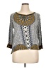 Fever Gray 3/4 Sleeve Blouse Size 1X - photo 1