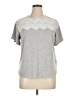 Alison Andrews Gray Short Sleeve Top Size 1X - photo 1