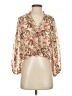 Kourt 100% Polyester Ivory 3/4 Sleeve Blouse Size XS - photo 1