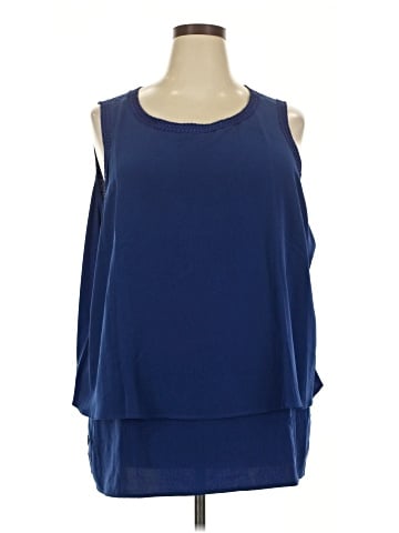 DG^2 by Diane Gilman Sleeveless Blouse (view 1)