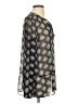 Ann Taylor 100% Polyester Gray Long Sleeve Blouse Size S - photo 4