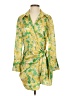 Zara 100% Polyester Yellow Casual Dress Size S - photo 1