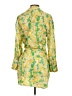 Zara 100% Polyester Yellow Casual Dress Size S - photo 2