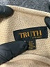 TRUTH BY REPUBLIC Stripes Tan Turtleneck Sweater Size S - photo 7