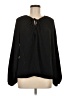 Unbranded 100% Polyester Black Long Sleeve Blouse Size M - photo 1