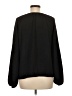 Unbranded 100% Polyester Black Long Sleeve Blouse Size M - photo 2