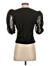 Flat White Black Short Sleeve Top Size S - photo 2