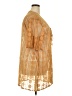 Indigo Thread Co. 100% Nylon Tan Kimono Size 3X - photo 4