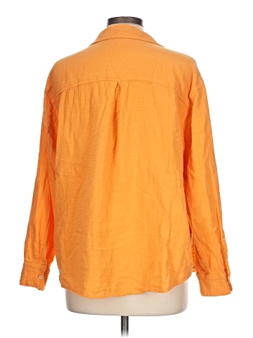 Maurices 3/4 Sleeve Button-Down Shirt (view 2)