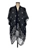 Ann Taylor LOFT 100% Rayon Black Poncho Size M - photo 1