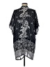 Ann Taylor LOFT 100% Rayon Black Poncho Size M - photo 2
