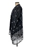 Ann Taylor LOFT 100% Rayon Black Poncho Size M - photo 5