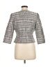 Carmen Marc Valvo Stripes Silver Blazer Size 6 - photo 2