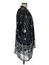 Ann Taylor LOFT 100% Rayon Black Poncho Size M - photo 4