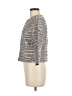 Carmen Marc Valvo Stripes Silver Blazer Size 6 - photo 5
