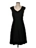 Taylor 100% Polyester Solid Black Cocktail Dress Size 4 - photo 1