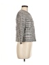Carmen Marc Valvo Stripes Silver Blazer Size 6 - photo 4