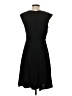 Taylor 100% Polyester Solid Black Cocktail Dress Size 4 - photo 2