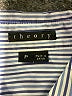 Theory Stripes Blue Long Sleeve Button-Down Shirt Size P (petite) - photo 7