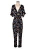 Boden 100% Viscose Floral Blue Jumpsuit Size 8 - photo 1