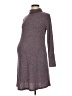 Hello Miz Purple Turtleneck Sweater Size Med Maternity - photo 1