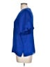 Vince Camuto 100% Polyester Blue Short Sleeve Blouse Size L - photo 5