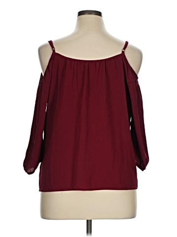 Xhilaration 3/4 Sleeve Blouse (view 2)