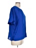 Vince Camuto 100% Polyester Blue Short Sleeve Blouse Size L - photo 4