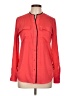 Calvin Klein 100% Polyester Red Long Sleeve Blouse Size L - photo 1