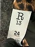 R13 100% Viscose Animal Print Gold Shorts Size 24 waist - photo 3