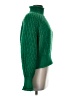 H&M Solid Green Turtleneck Sweater Size M - photo 4