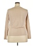 ELOQUII Tan Long Sleeve Blouse Size 18 - 20 Plus - photo 2