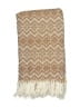 Unbranded Chevron-herringbone Brown Tan Scarf One size - photo 2