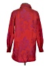 Finley Print Red Long Sleeve Blouse Size S - photo 2