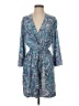 Donatella Paisley Blue Casual Dress Size S - photo 1