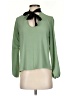 A'gaci Green Long Sleeve Blouse Size S - photo 1
