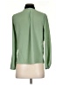 A'gaci Green Long Sleeve Blouse Size S - photo 2