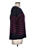 Ann Taylor LOFT 100% Cotton Stripes Black Pullover Sweater Size L - photo 4