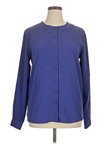 Worthington Long Sleeve Blouse (view 1)