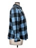Blue Mountain 100% Cotton Checkered-gingham Blue Long Sleeve Button-Down Shirt Size XL - photo 4