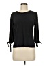 Anama Black 3/4 Sleeve Top Size M - photo 1