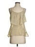 Kirra Gold Sleeveless Blouse Size S - photo 1