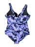 Miraclesuit Print Purple One Piece Swimsuit Size 14 - photo 2
