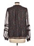 Ann Taylor LOFT Tweed Brown Long Sleeve Blouse Size L - photo 2